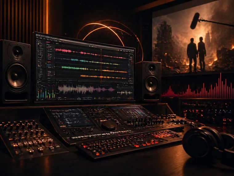 Audio post production suite