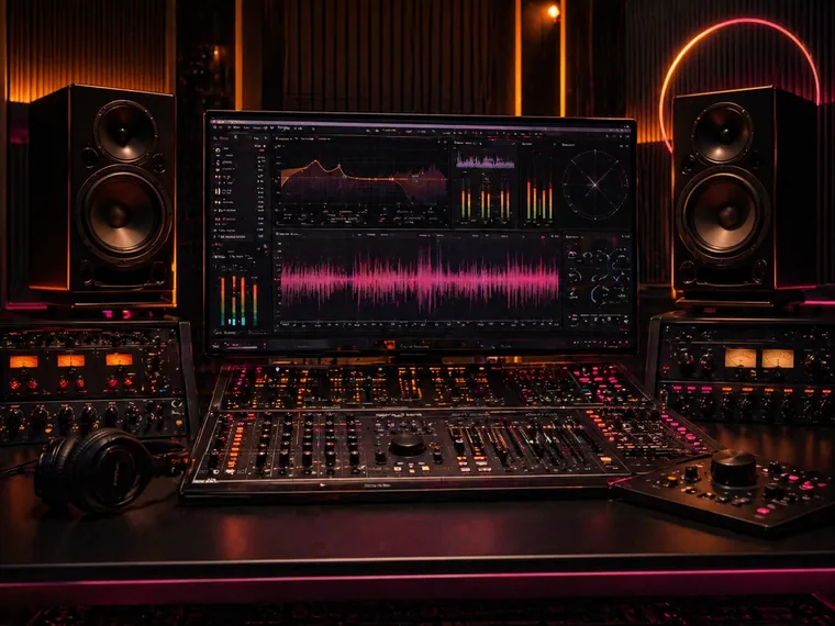 Mixing and mastering desk